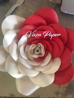 Two tone paper rose – Large 40cm per flower – Vixen Paper